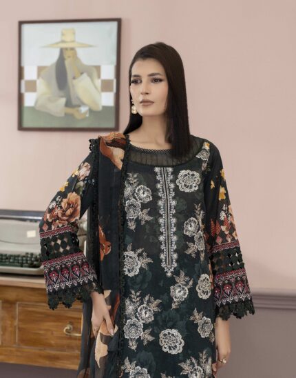 Johra Elvyn Embroided Lawn