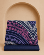 Maria B Breeze — "Lehria" Floral Stripe Embroidered Lawn Suit